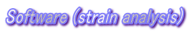 Software (strain analysis)