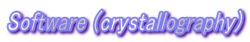 Software (crystallography)